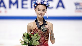 Victory Ceremony  Skate America  Anna Shcherbakova [upl. by Oisinoid]