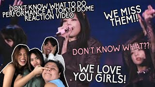 Dont know what to do Performance at Tokyo Dome Reaction Video  Pinkpunk TV [upl. by Drida495]