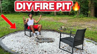 My DIY Fire Pit Is Finally Finished🔥 [upl. by Mordy421]