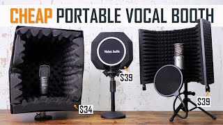 Best Budget Reflection Filter Vocal Booths On Amazon 2021  Do they really work [upl. by Cela]