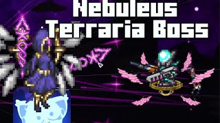 Nebuleus Angel of the Cosmos boss fight Terraria redemption mod [upl. by Haldas266]