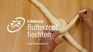 Butterzopf flechten [upl. by Proud]