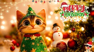 A Kitten Christmas Tree Happy Christmas Songs🐕 🎄 Best Christmas Songs 2025 Christmas BGM 🎅 [upl. by Richara]