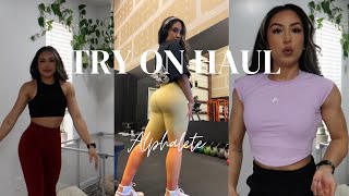 Alphalete Try on Haul  Leg day with Irali [upl. by Samella840]