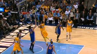 JaVale McGee Posterizes Andrew Bogut [upl. by Angelita42]