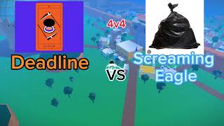 Deadline vs Screaming Eagle Macro crew  Blox Fruit War Crew  Update 202 [upl. by Ennaillek817]