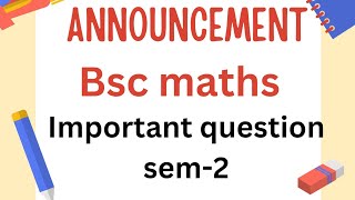 Bsc maths semester 2 important questions l eccentricity of the ellipse l Bsc maths l [upl. by Vassili]