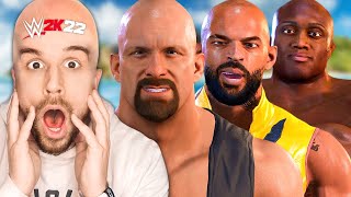 WWE 2K22 But I Can Only Draft Bald Wrestlers [upl. by Ignatia93]