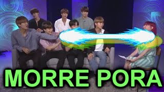 BTS EM UMA ENTREVISTA DE TIRAR O FOLEGO [upl. by Elorak]