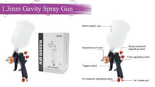 Introducing SYBON’s New Arrival The Quality SK798 13mm Gravity Spray Gun [upl. by Anhsirk886]