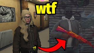 Peach on The New AK skins for every Gang  NoPixel GTA RP [upl. by Eenahpets968]