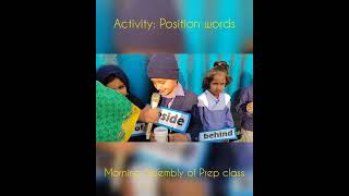 Morning Assembly Of Prep Class ABSS  2024  Activity  Position Words [upl. by Yann]