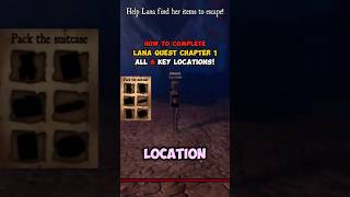 LANA LORE QUEST ALL KEY LOCATIONS Chapter 1 on DRESS TO IMPRESS dresstoimpress roblox dti [upl. by Abernathy]