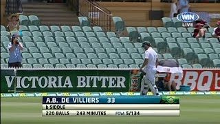 Ab de Villiers 33220 vs australia ball by ball 2012 2nd test [upl. by Pigeon]