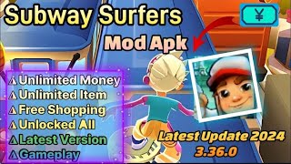 New Update Subway Surfers Mod Apk 3371  Unlimited Money Free Shopping [upl. by Margarida380]