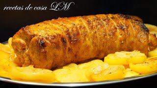 RECETA PARA NAVIDAD LOMO RELLENO Y ADOBADO BUENISIMO [upl. by Lasiaf]