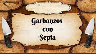 Receta de garbanzos con sepia [upl. by Shurlock124]