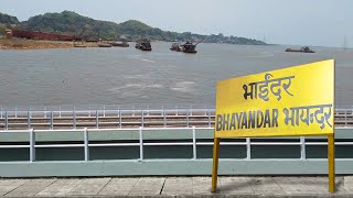 Bhayandar Khadi view from Highway amp Train  Bhayandar Railway station Mumbai Local Train [upl. by Attenyt]