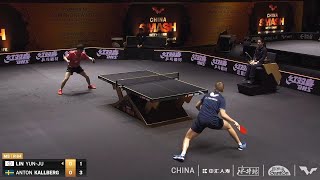 LIN YunJu vs Anton KALLBERG  Mens Singles  R64  WTT China Smash 2024 [upl. by Jenesia]