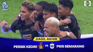 Hasil Akhir Petandingan  Persik Kediri vs PSIS Semarang  BRI Liga 1 202425 [upl. by Nichol924]