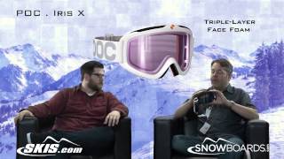 2014 POC Iris X Goggle Overview by SKISCOM [upl. by Giralda992]