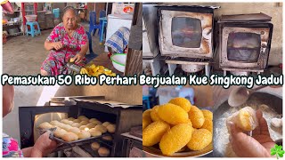 VVLOG DESA  Nenek Jualan Kue Jadul di Desa Aneka Olahan Singkong Oven Umur 50 Tahun [upl. by Fredella]