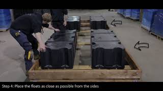 DIY How to Building A Floating Dock with Foam Filled Dock Floats [upl. by Haneekas]