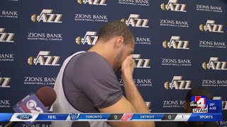 Rudy Gobert breaks down about AllStar snub [upl. by Enahsed]