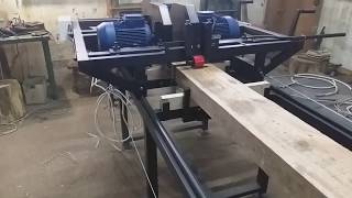 Продольно обрезной кромкообрезной станок многопил Disk sawmillCut edging machine [upl. by Melentha301]