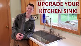 Upgrade Your Kitchen Sink DIY Replacement [upl. by Kailey]