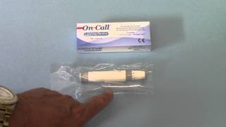 On Call Auto Lancing Device for Finger Prick Blood Testing [upl. by Lanita]