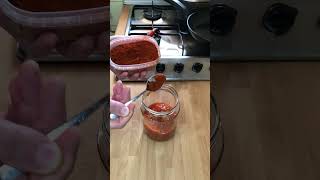 Salsa brava o salsa picante  Receta exprés [upl. by Allana692]