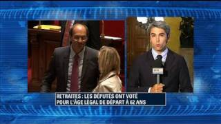 Les députés signent la fin de la retraite à 60 ans [upl. by Aicelet664]