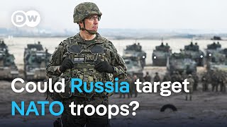 Russia says NATO military instructors in Ukraine would be a legitimate target  DW News [upl. by Photima]