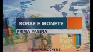 Canale 5  Rubrica quotBorse e Monetequot Tg5 Prima Pagina  18 Gennaio 2010 720p50HD [upl. by Augusta]