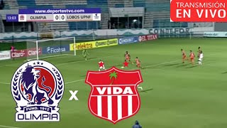 Olímpia Vs vida en vivo liga nacional Honduras Jornada 12 clausura [upl. by Yrrab]