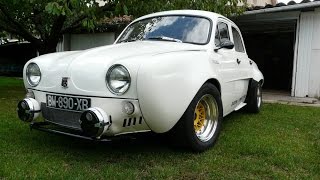 1er tour de roues dune dauphine proto avec un 1600 gordini 165cv [upl. by Hachmin423]