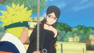 Sarada meets Naruto in the past [upl. by Georgie599]