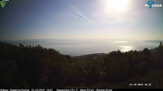 Poljane  Pogled na Kvarner  21102024  Day  TimeLapse [upl. by Atinar464]