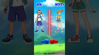 Ash vs Misty 3v3 Battle  Epic Pokémon Showdown  Pokémon viral shortfeed [upl. by Ssilb98]