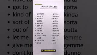 English Class Day  65 Spoken English words shorts ytshorts learnmorebyself english spoken top [upl. by Derrick]