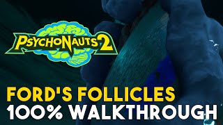 Psychonauts 2 Fords Follicles 100 Walkthrough All Collectible Locations [upl. by Sesom978]