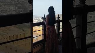 Padharo mare desh re 🥨 travel jaipur rajasthan shorts amerfort [upl. by Qifar]