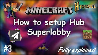 3 How to setup Superlobby plugin in minecraft server  Multiverse server  in Hindi [upl. by Otsirc]