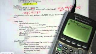 Calculating pH of strong acids and bases [upl. by Kristie]