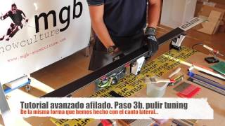 Tutorial avanzado Cómo afilar los cantos de tus esquís o tabla de snowboard [upl. by Ynnav]