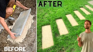 How to Install Step Stones DIY Stepping Stone Paver Installation Guide [upl. by Hali]