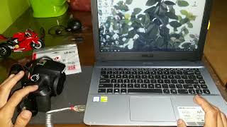 Cara pindahkan file kamera dslr ke laptop [upl. by Cl]