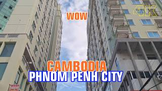 4K Amazing Cambodia Phnom Penh City Now 2024 Skyscrapers High Rise Building amp Skylines phnompenh [upl. by Aztiraj17]