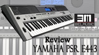 Yamaha PSR E443 Review en español [upl. by Servais350]